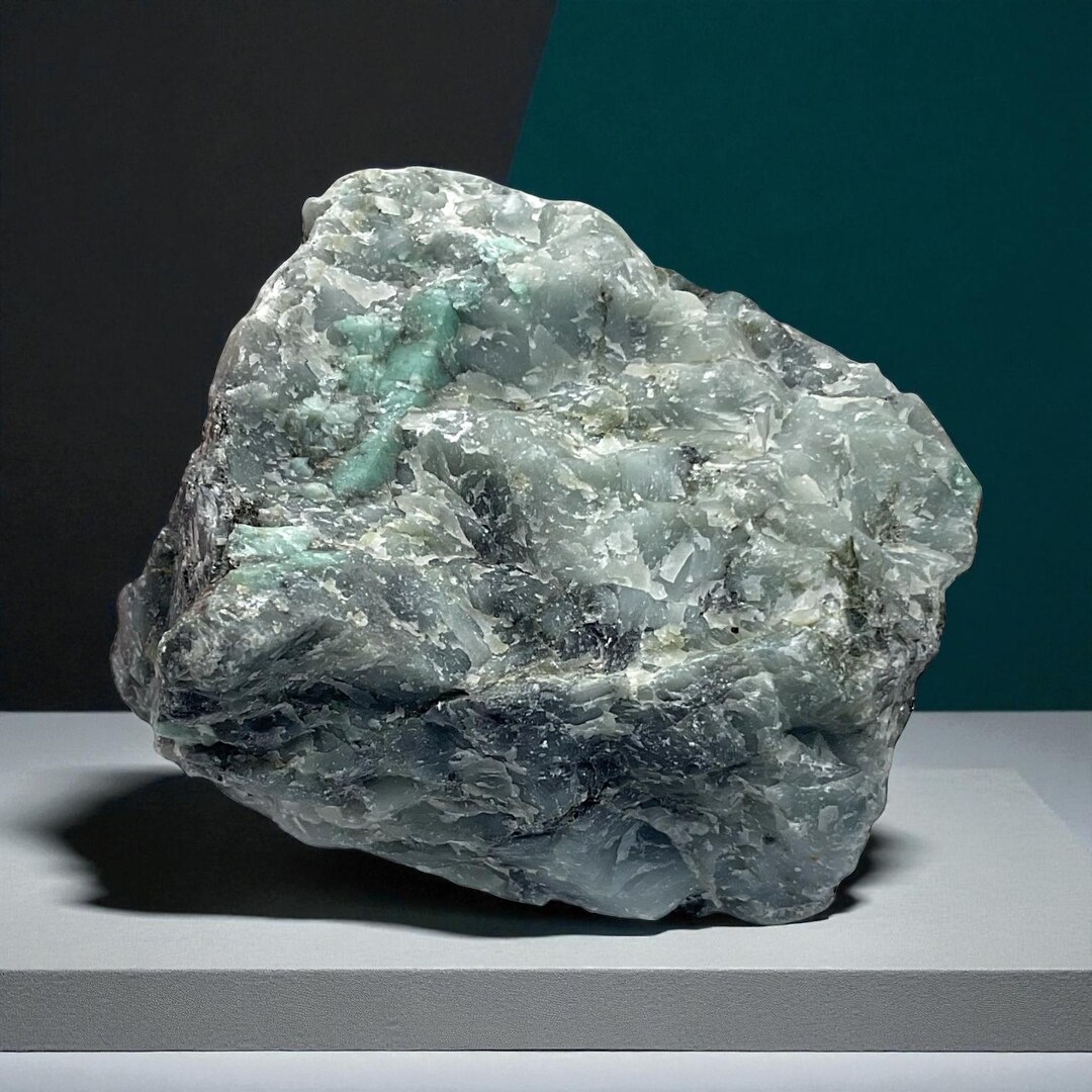 Emerald Rough Stone | 376g | 1880 Ct | 8x6x7cm | Intense Color | Top 1A ...