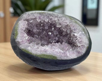 Amethyst Druse Mini Druse with fantastic crystals I 1.04 KG I 12x9x9 cm I Eye-catcher I Unique Masterpiece 1629 I Brazil