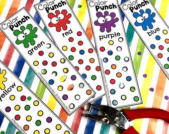 Preschool Color Matching Activity: Fine Motor Skills Practice (Digital Download)