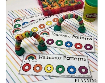 Preschool Printables, Preschool Patterns, Activities for Preschool, Preschool Patterns, Rainbow Theme for Preschool