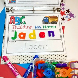 Customized Name Practice Activities for Preschool and Kindergarten Name Practice Worksheets