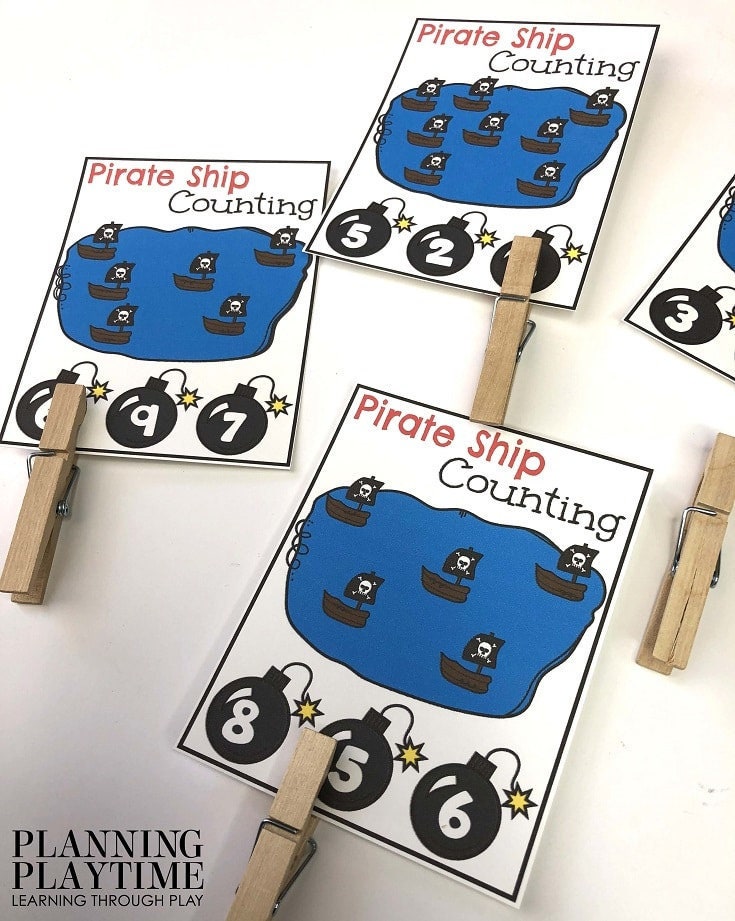 preschool printables learning numbers number matching game