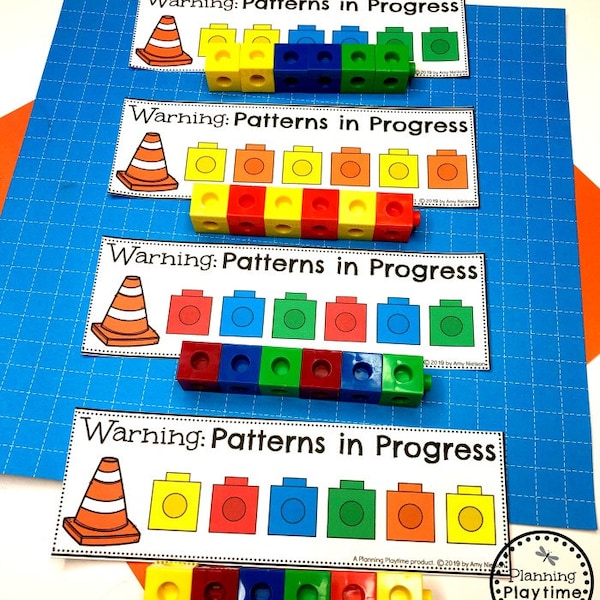 Preschool Printables, Preschool Patterns, Activities for Preschool, Preschool Patterns, Construction Theme for Preschool