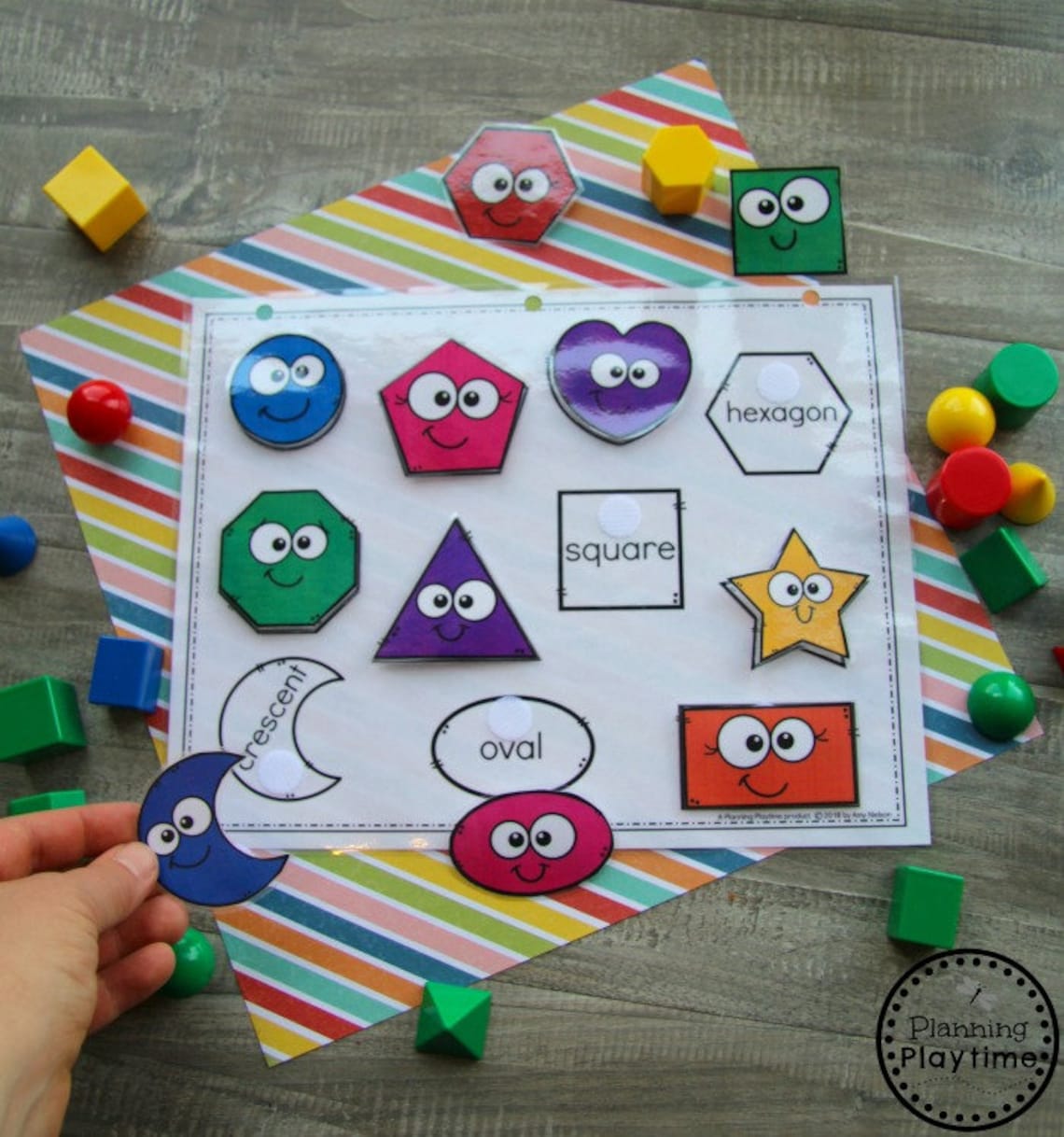 Preschool Printables, Learning Shapes, Shapes Matching Game, Preschool ...