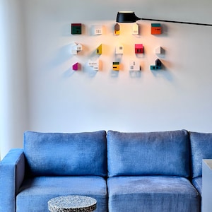 Modern Wall Decoration, Scandi Home Decor, Nordic Decoration, Paper Village