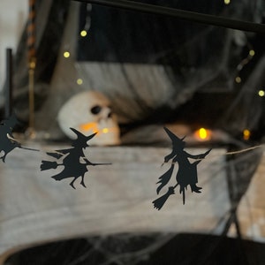 Halloween Garland, Halloween Witches Garland, 51 Inches, 130 cm Garland image 7