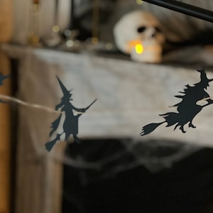 Halloween Garland, Halloween Witches Garland, 51 Inches, 130 cm Garland image 6