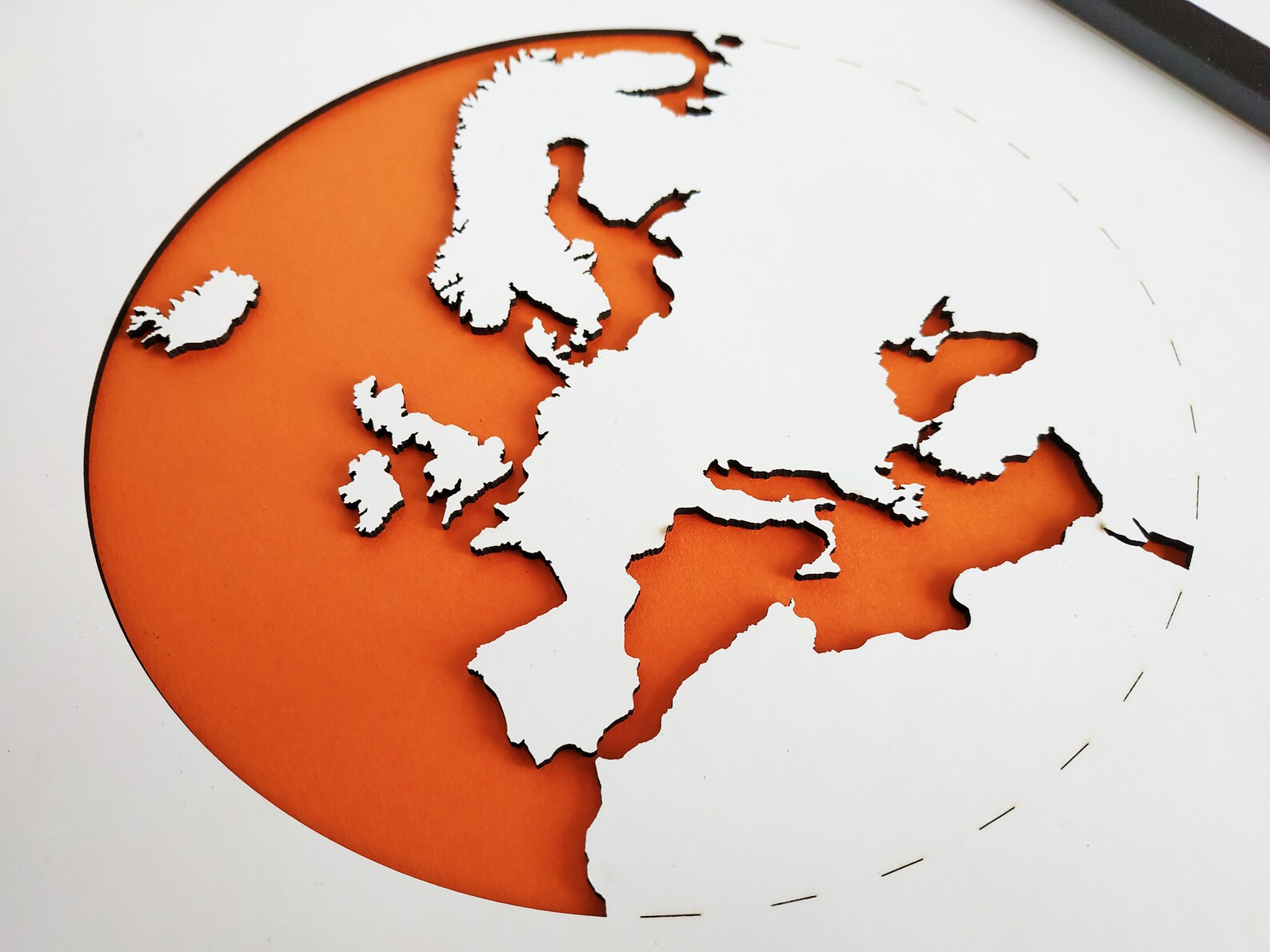 European Wall Art Europe Map 3D Wall Art European Home Etsy