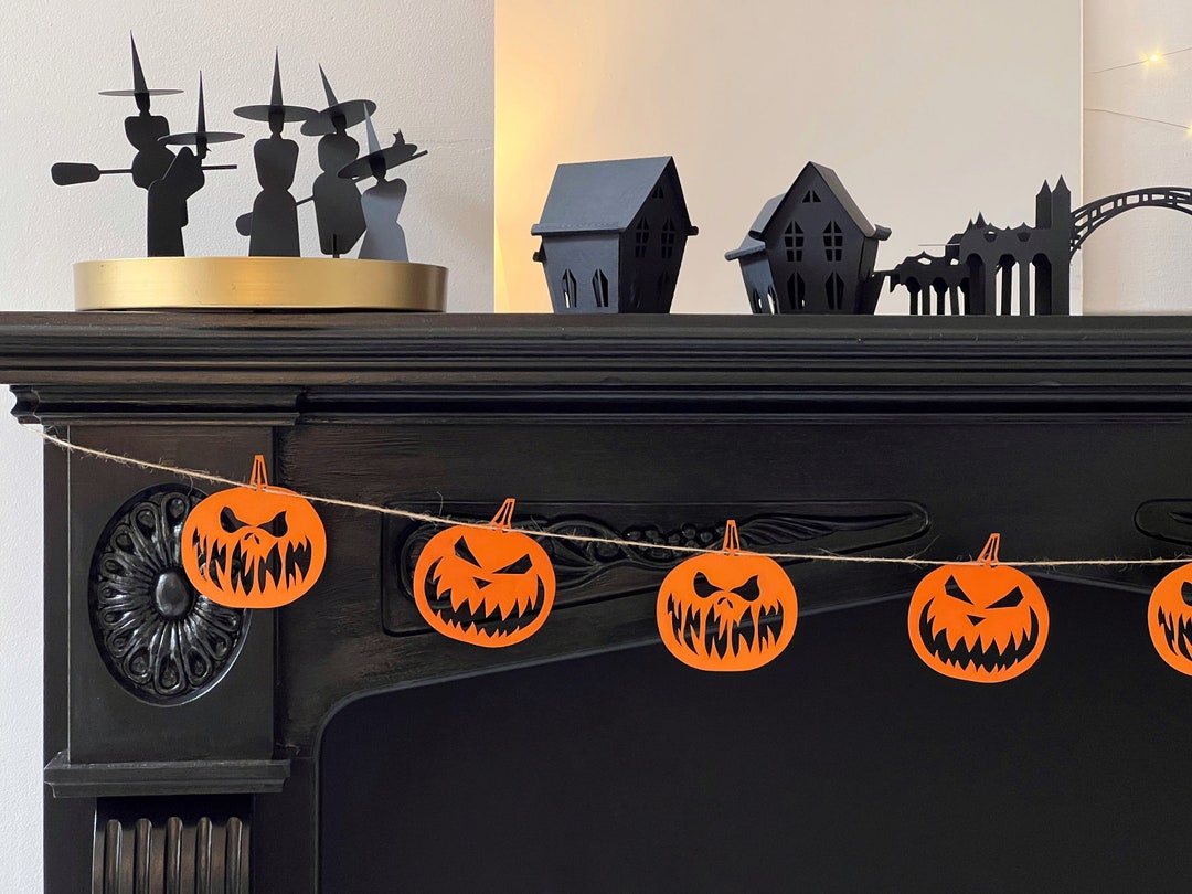 12 Decorazioni Halloween Da Appendere - Zucche, Teschi E Fantasmi Per Albero E Casa - Foto 8