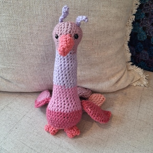 Crochet Silly Bird Plush Toy