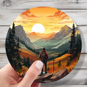 Wilderness Whispers - Outdoor Hiking Vinyl Decal Sticker