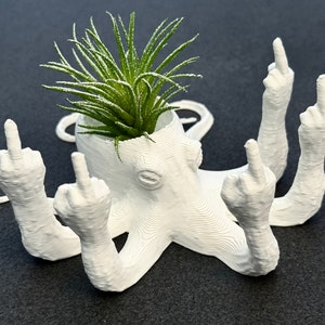 Fucktopus Airplant Pot - Support de décoration d'intérieur amusant Airplant