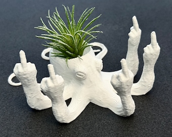 Fucktopus Airplant Pot - Support de décoration d'intérieur amusant Airplant