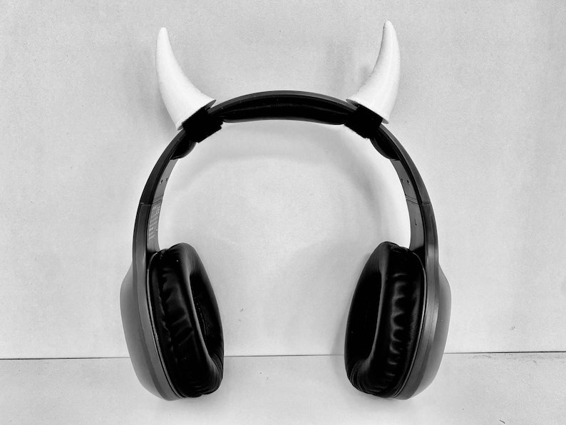 Devil Horns Headset Attachments & Cosplay Props. Twitch Etsy