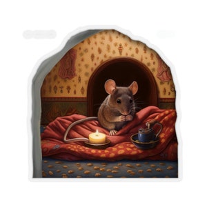 Christmas Luminous Wall Sticker Creative Luminous Stickers Mouse Hole Fluorescent Stickers Home Decoration
