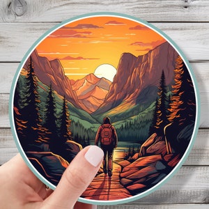 Wilderness Whispers - Outdoor Hiking Vinyl Decal Sticker
