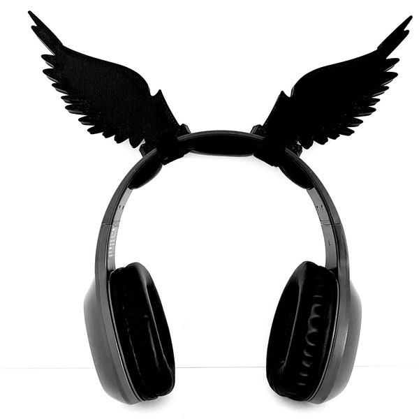 Engelsflügel für Kopfhörer, Kopfhörer & Cosplay Requisiten. Twitch Streamer Gaming-Headset Befestigung