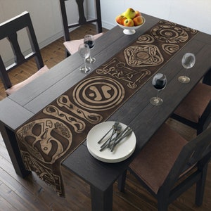 Tribal Pattern Table Runner | Table Decor |  Housewarming Gift | Cotton Tablecloth | Cotton Table Runner |  Traditional Table Runner