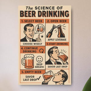Humorous Vintage Beer Metal Art Sign for Mancave - Vintage Bar Wall Decor, Rustic Tavern Plaque, Brewery Artwork, Pub Hanging Sign