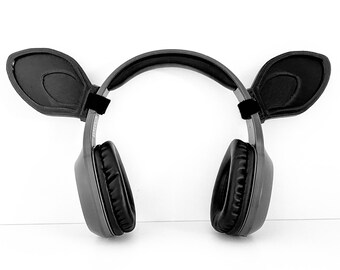Cow Ears for Headphones, Headset & Cosplay Props.  Twitch Streamer Gaming Headset Attachment
