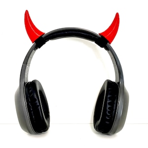 Rogi diabła do słuchawek, zestawu słuchawkowego i rekwizytów cosplay. Twitch Streamer Gaming Headset Attachment
