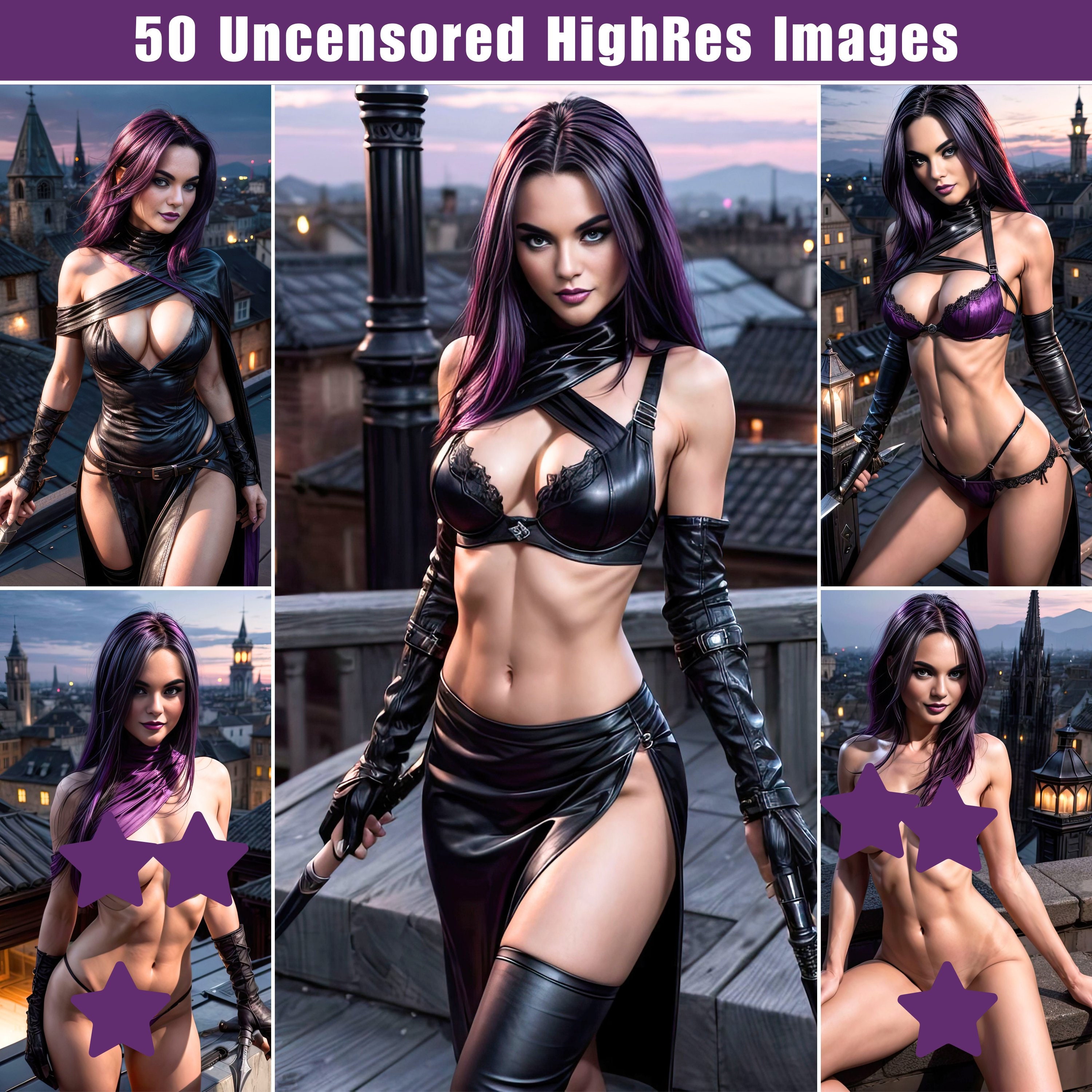 50 Virtual AI Fantasy NSFW Nudes Digital Images Sexy Rogue