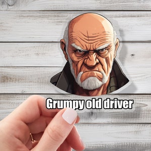 Grumpy Old Man Decal 