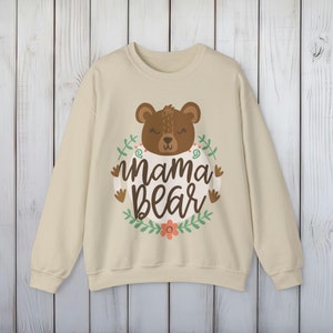 Mama Bear Sweatshirt, Motherhood Sweatshirt, Mama Pullover, Motherhood Crewneck, Mama Bear Crewneck, Soft Sweatshirt, Gift For Mom