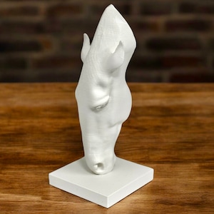 Still Water Horse Head Statue - Elegant Office Desk Decor - Unique Bookshelf Sculpture Replica - 2 Sizes Available