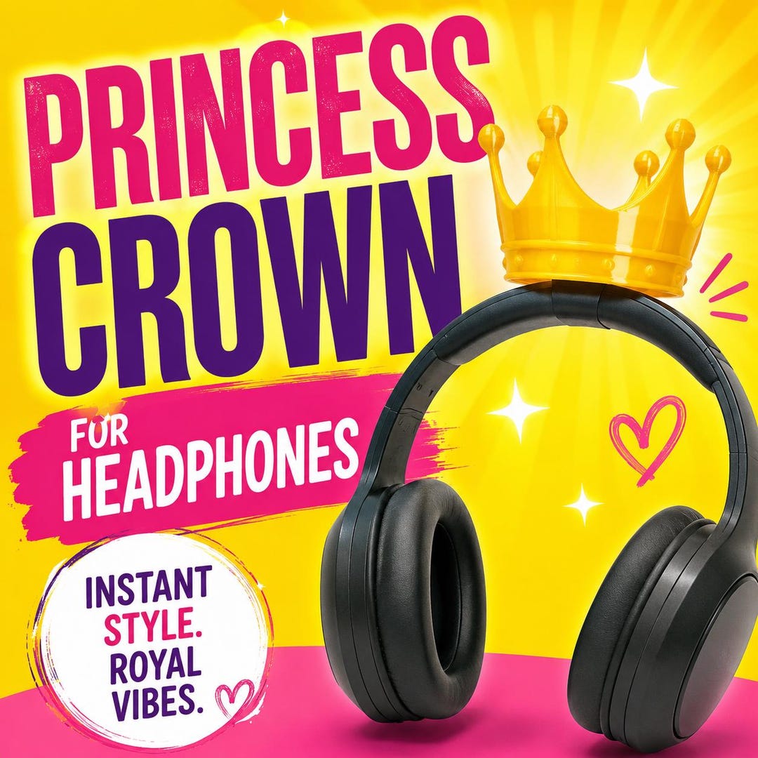 Princess Crown for Headphones, Headset & Cosplay Props. Twitch Streamer Gaming Headset Attachment - Etsy