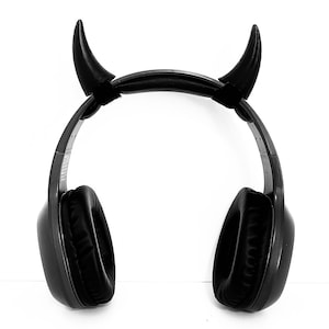 Devil Horns Headset Attachments & Cosplay Props.  Twitch Streamer Gaming Headset Attachment