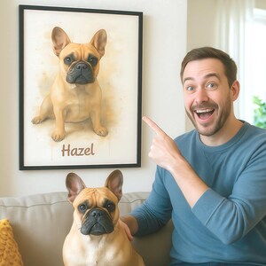 Custom Watercolor Pet Portrait – A Soft & Heartwarming Tribute to Your Beloved Companion - Gift for Pet Owners - Digital Image Download