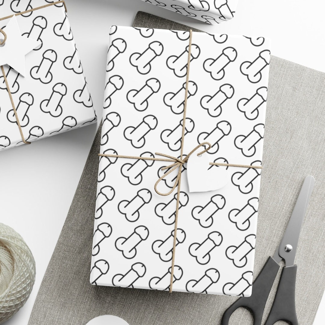 Naughty but Nice Gift Wrap Paper Eco-friendly & Unique High Quality ...