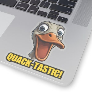 Funny Goose Sticker - Hilarious Goose Decal, Funny Bird Pun Sticker, Quirky Animal Humor Gift