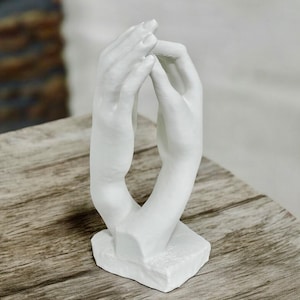 The Hands Office Desk Decor - Elegant Bookshelf Sculpture | 3D Printed Art Decor