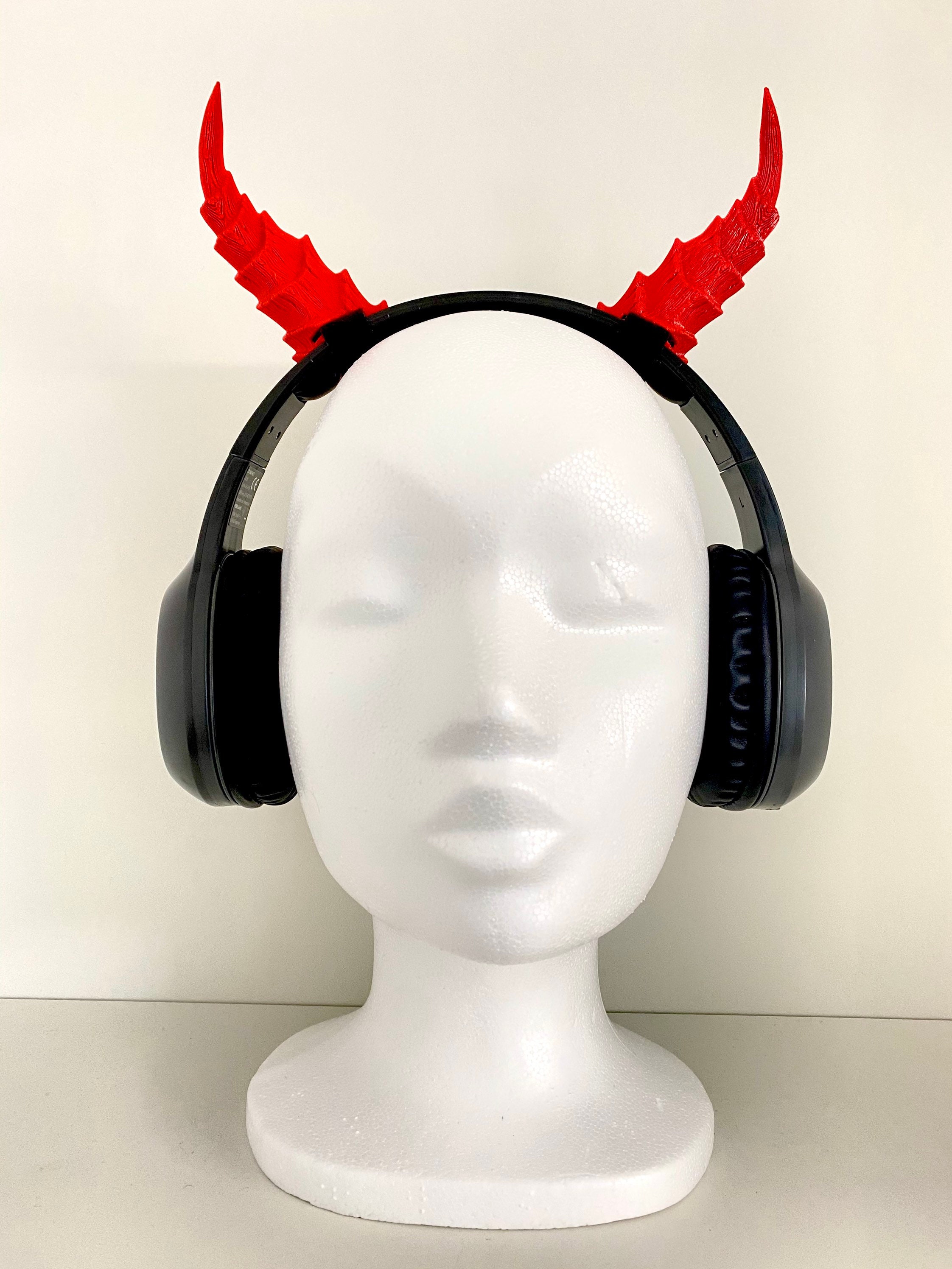Monster Horns for Headphones Headset & Cosplay Props. Twitch Etsy