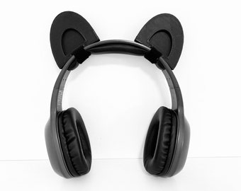 Cute Panda Bear Ears for Headphones, Headset & Cosplay Props.  Twitch Streamer Gaming Headset Attachment