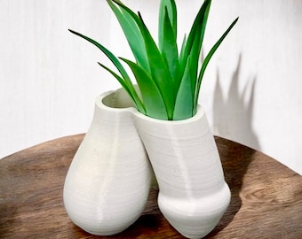 Willy Air Plant Pot - Funny Cheecky Home Decor - Humorous 3D Printed Airplant Holder Coworker Gift