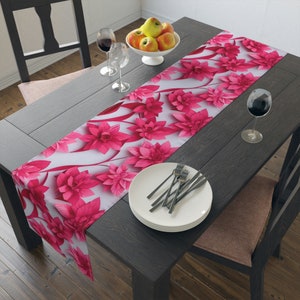 Beautiful Floral Pattern Table Runners - A Stylish Accessory for Your Home