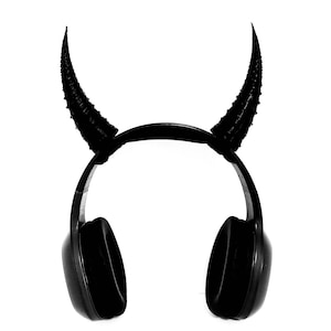 Demon Horns Headset Attachments & Cosplay Props. Twitch Streamer Gaming Headset Attachment