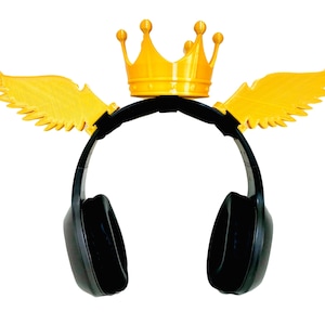 Angel Princess Crown for Headphones, Headset & Cosplay Props.  Twitch Streamer Gaming Headset Attachment