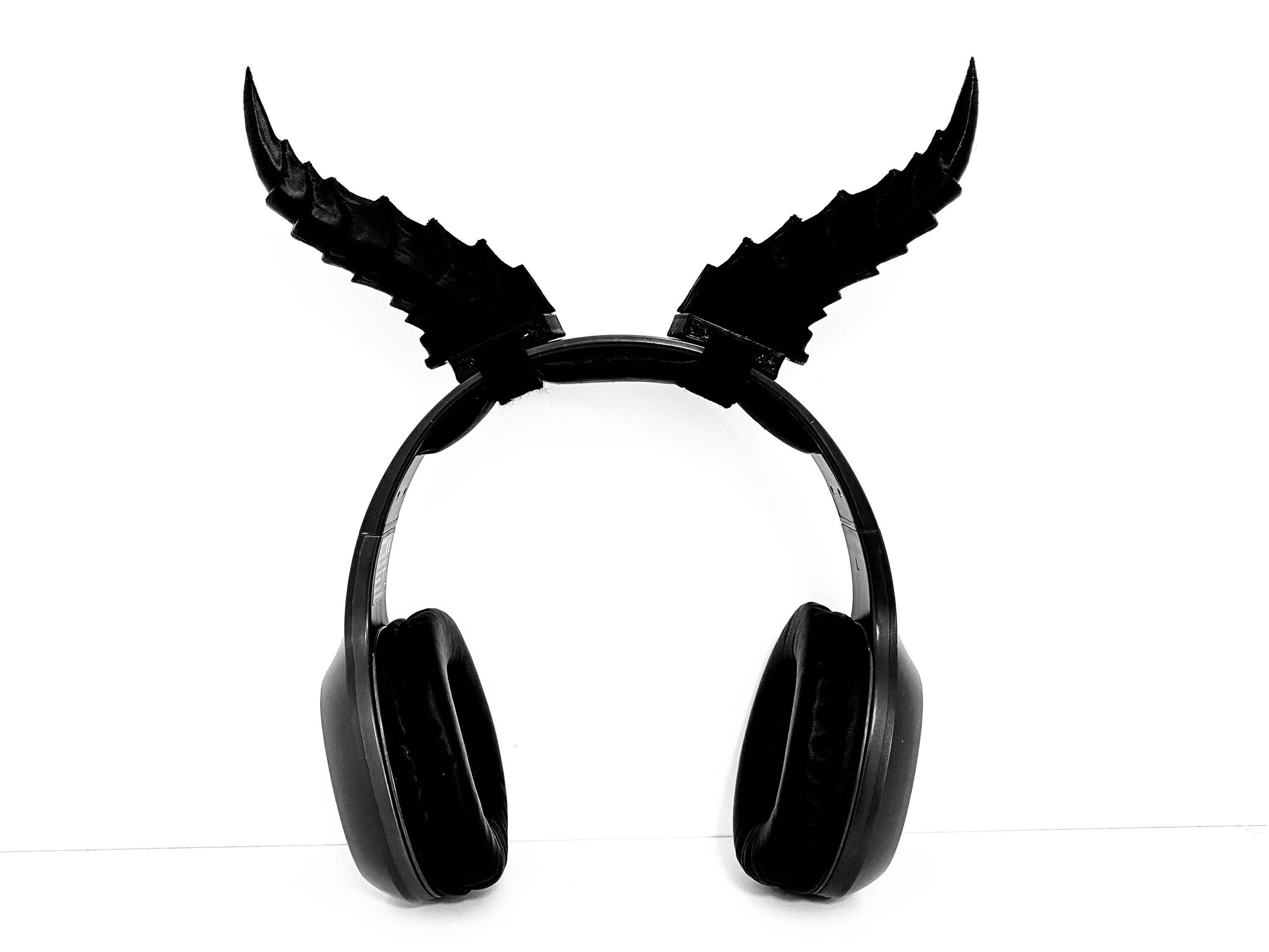 Monster Horns for Headphones Headset & Props. - Etsy