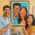 Custom Funny Couple Caricature Portrait – Transform Your Photo into Hilarious Art - Digital Download Gift for Couples product logo