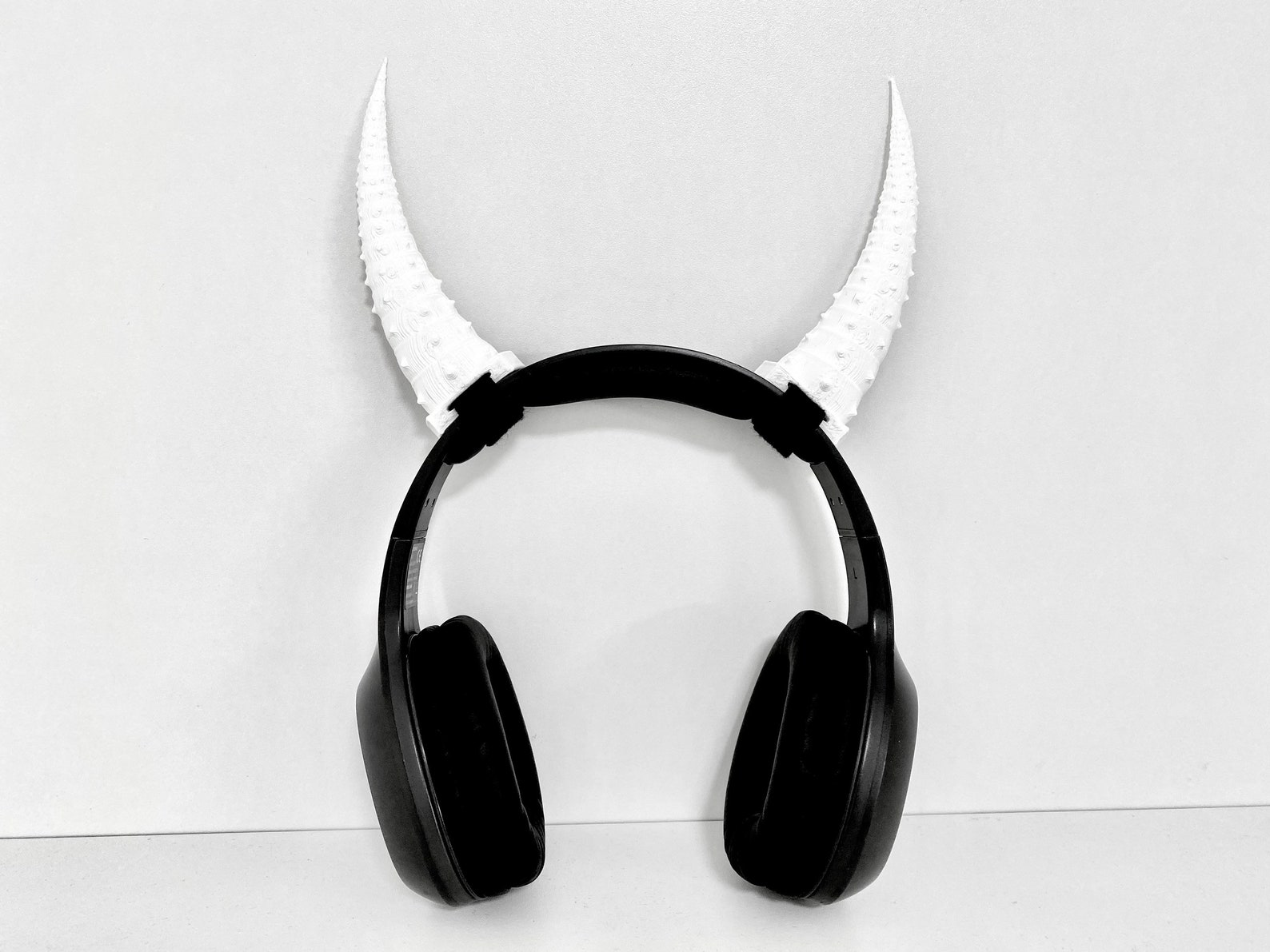 Demon Horns for Headphones Headset & Cosplay Props. Twitch Etsy