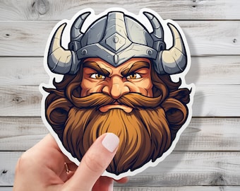 Epische Wikinger Vinyl Sticker