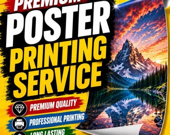 Usługa druku plakatów premium – wydrukuj swoje spersonalizowane portrety
