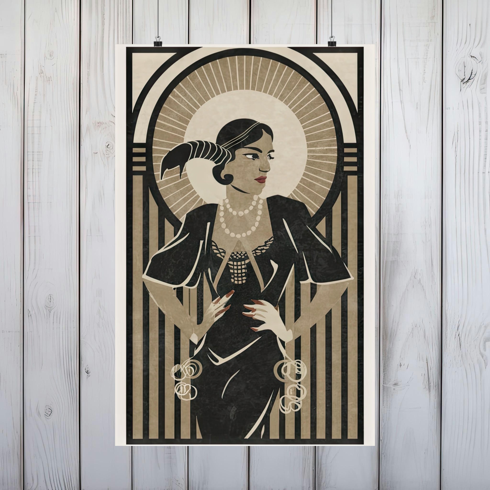 Art Deco Elegance, Vintage 1920s Inspired Wall Poster Art Deco Elegance, Vintage 1920s Inspired Wall Poster