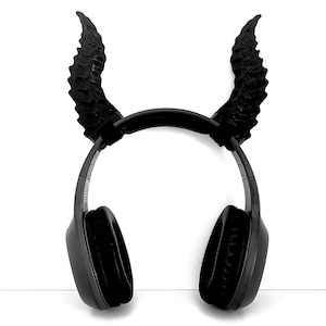 Horns for Headset - Streaming Prop | Lightweight And Comfortable | Headphone Ears | Cosplay | Gaming Streamer Gift | Horns For Headset