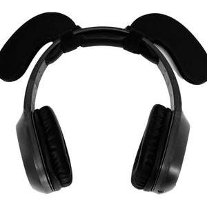 Uszy psa do słuchawek, zestawu słuchawkowego i rekwizytów cosplay. Twitch Streamer Gaming Headset Attachment