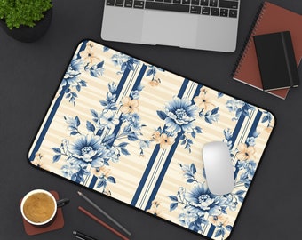 Shabby Chic XXL Mouse Pad - Large Vintage Floral Desk Mat - Cottage Style Workspace Pad for Your Desktop - Three Sizes Available